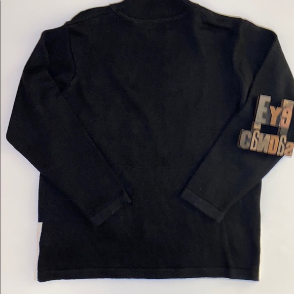 ❄️☃️🎅🏻BASIC EDITIONS Holiday Snowman☃️/Santa🎅🏻 Christmas Sweater - Picture 3 of 12